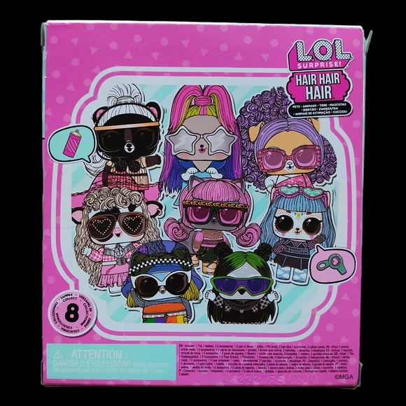 LOL Surprise Hair Hair Hair Series 2 Brass Kitty Fashion Doll REAL hair - Picture 5 of 5